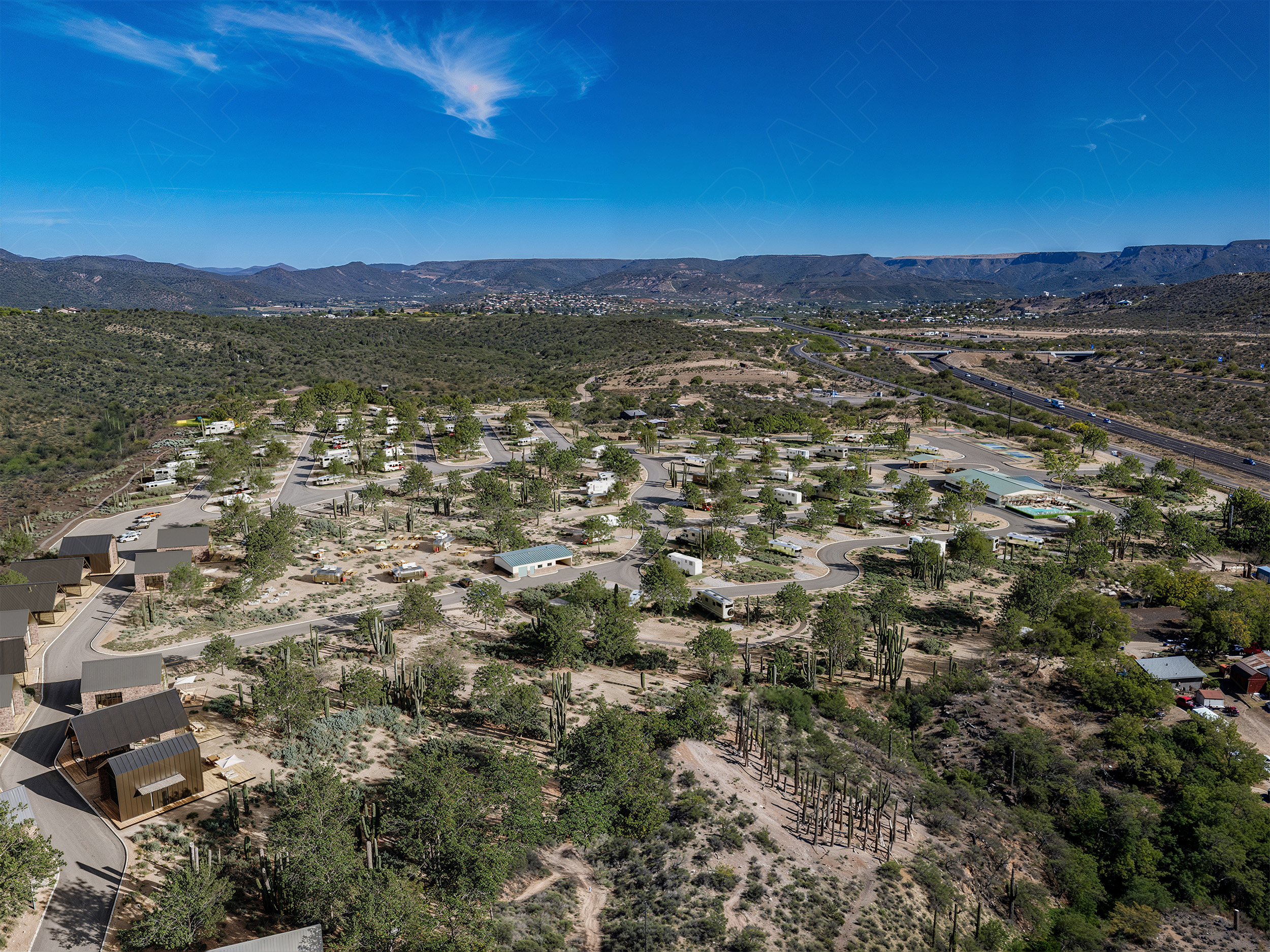 Development rendering for Rock Springs RV Resort